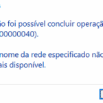 erro 0x00000040