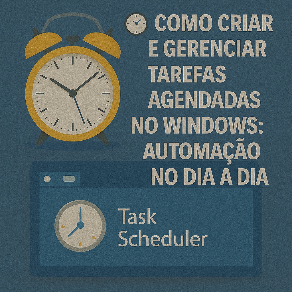Como Criar e Gerenciar Tarefas Agendadas no Windows Automação no Dia a Dia