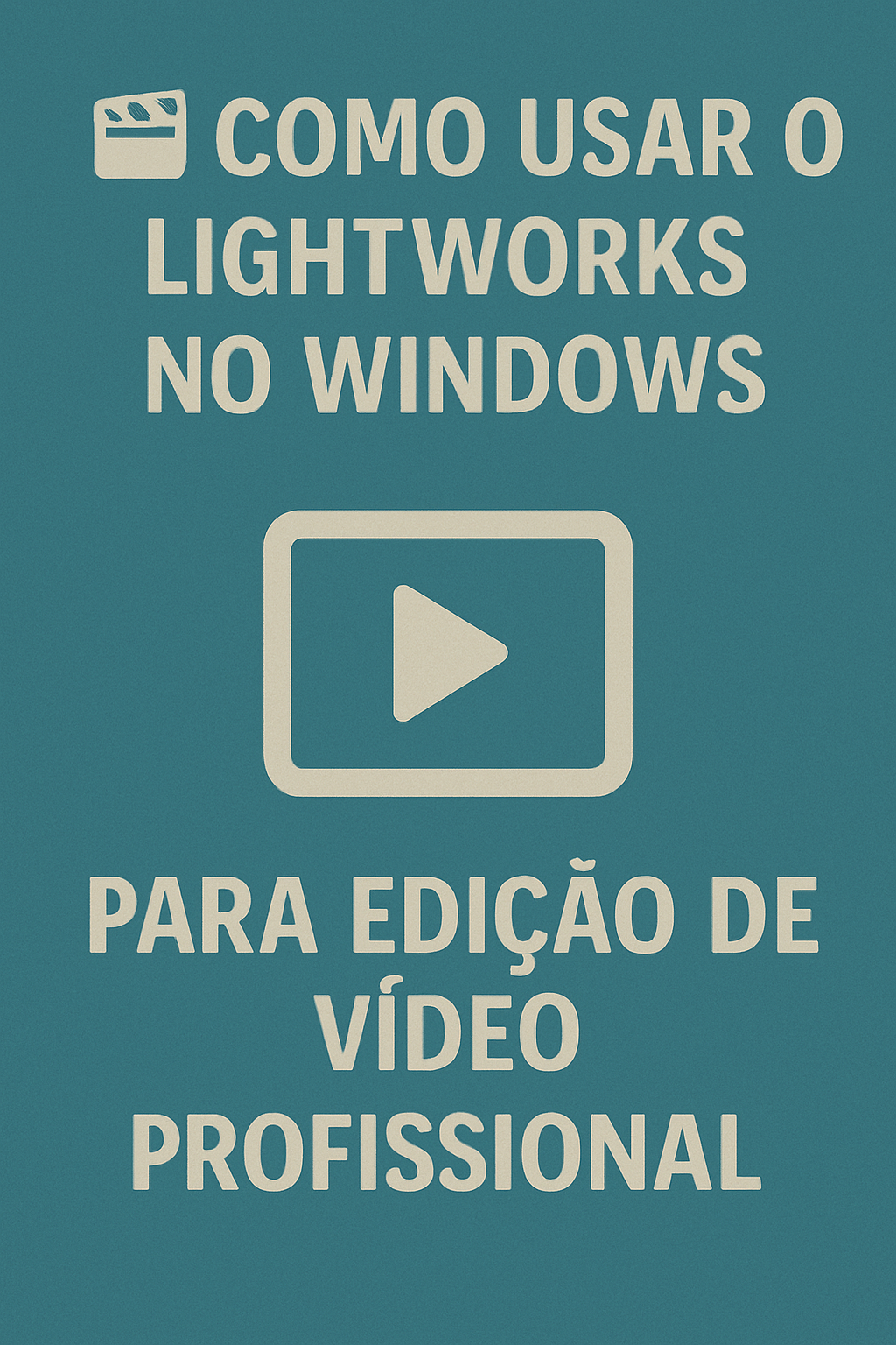 Como Usar o Lightworks no Windows para Edição de Vídeo Profissional
