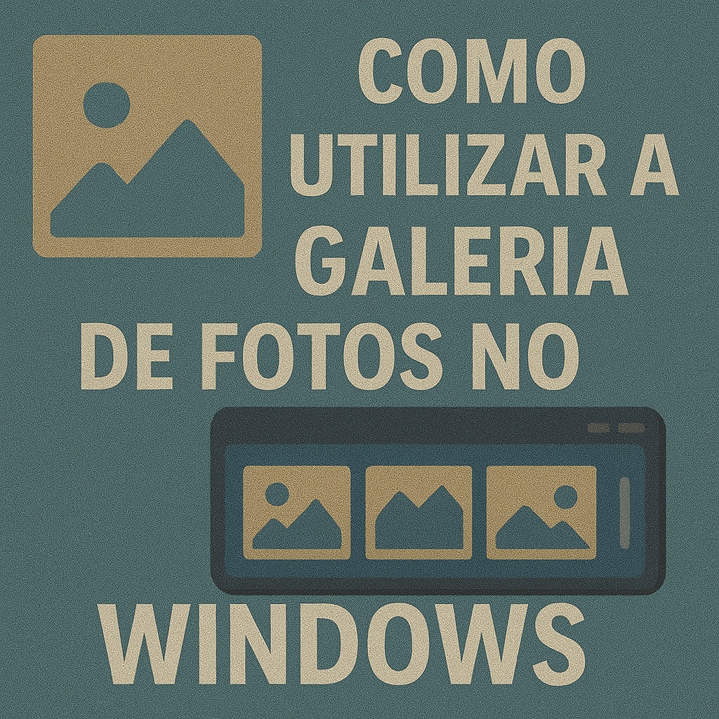 Como Utilizar a Galeria de Fotos no Windows