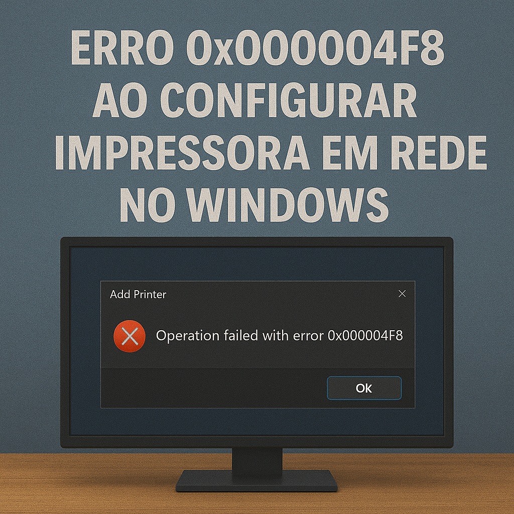 Erro 0x000004F8 ao Configurar Impressora em Rede no Windows