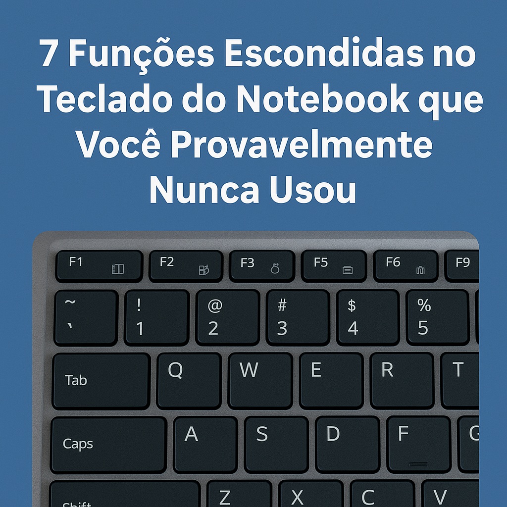 7 Funções Escondidas no Teclado do Notebook que Você Provavelmente Nunca Usou